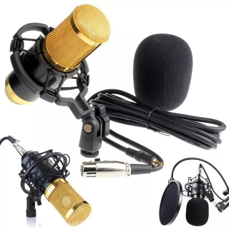 Micrófono Condensador Estudio Profesional Voz E Instrumentos